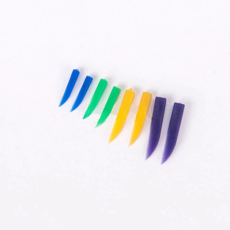 Colorful Oral Fixing Tooth Wedges Disposable Dental Plastic Wedges