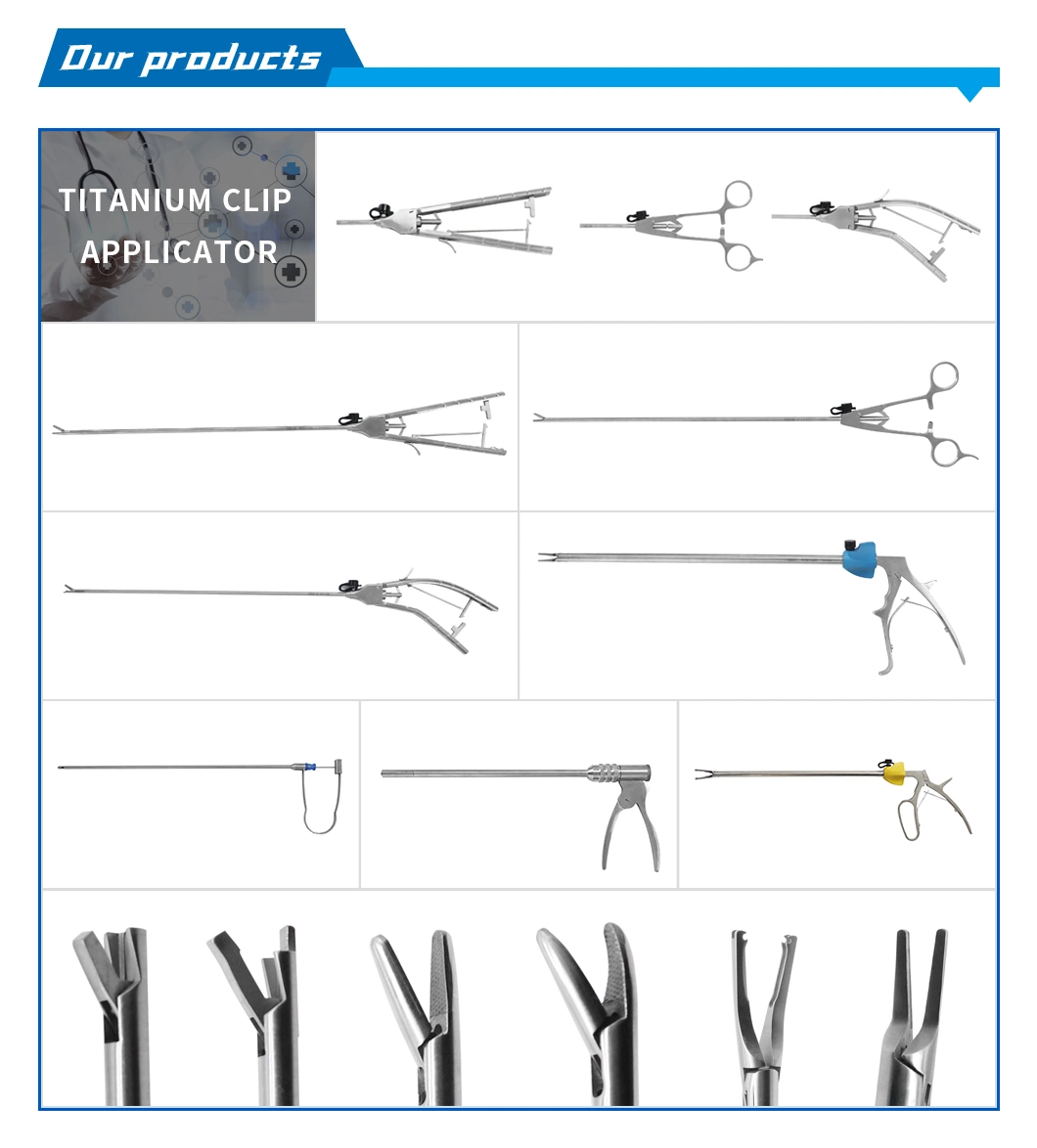 High Quality Laparoscopic Forceps Medical Surgical Hand Instruments Reusable Needle Holder Forceps China Manufacture