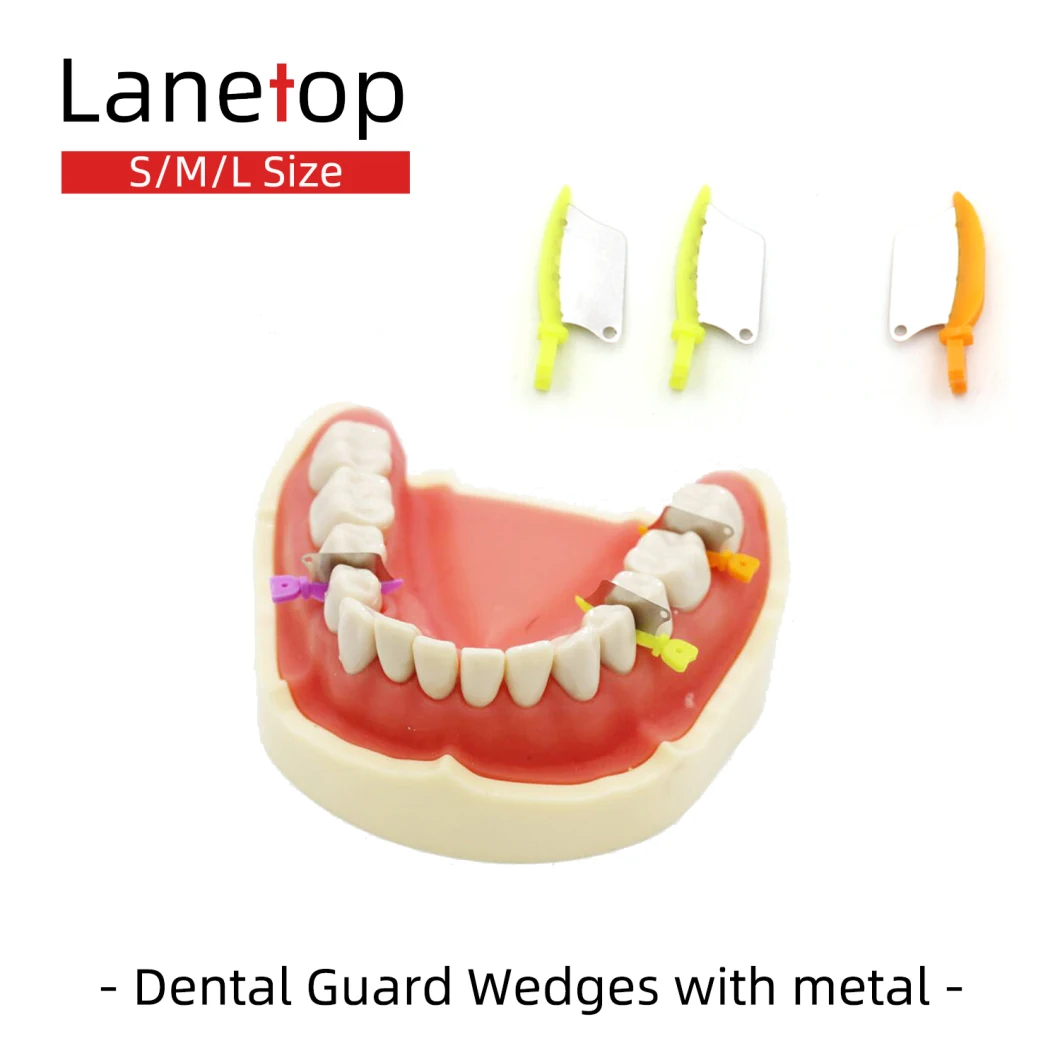 Dental Consumable Wedge Guard / Dental Wedge with Metal / Dental Fender Protective Wedge