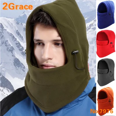 Winter Outdoor Sports Motorcycle Warm Full Face Mask, CS Neck Hat Cap for Prevention Cold