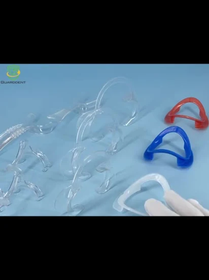 M Type Mouth Opener Cheek Retractor with Mirror Teeth Whitening Dental Tools